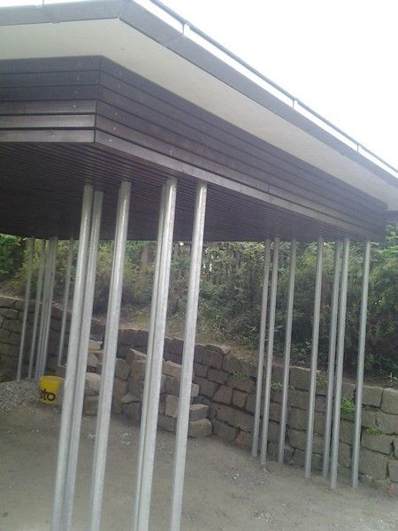 Doppelcarport, das von der Bescherer GmbH gebaut wurde