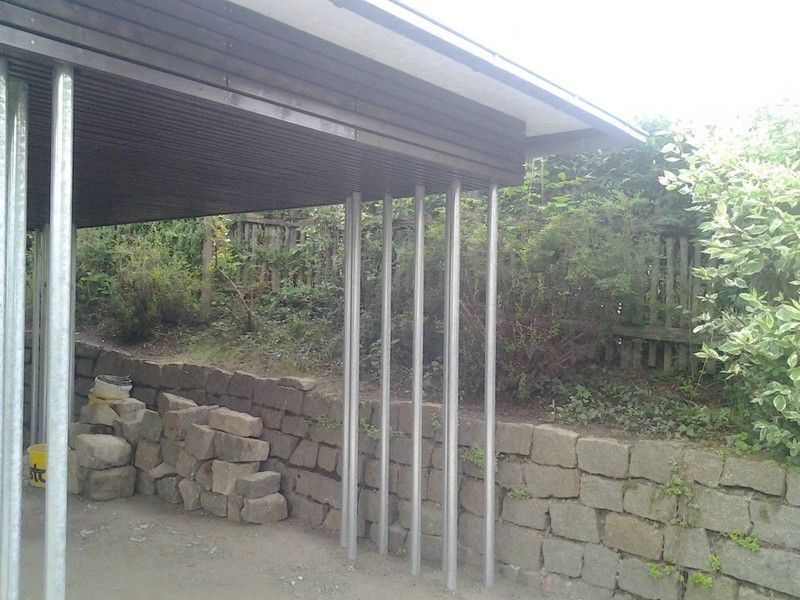 Doppelcarport, das von der Bescherer GmbH gebaut wurde