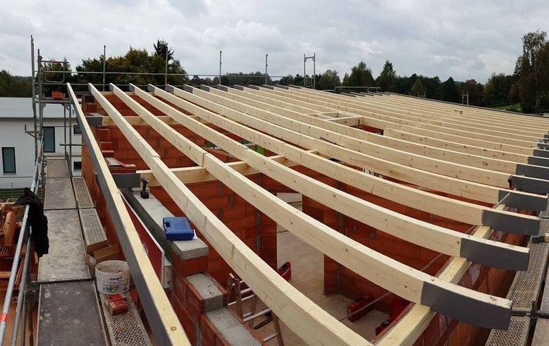 Wohnhausdachstuhl, der von der Bescherer GmbH gebaut wurde