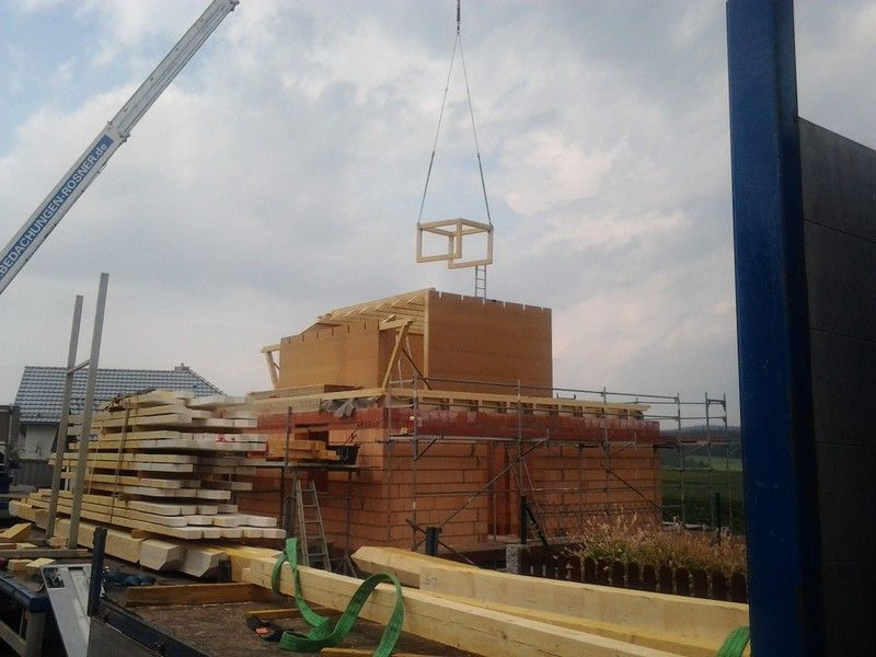 Wohnhausdachstuhl, der von der Bescherer GmbH gebaut wurde