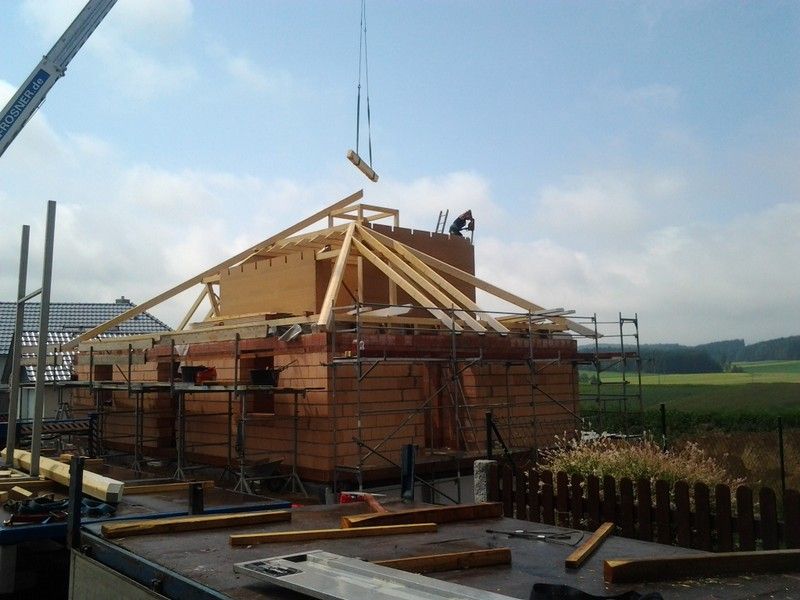 Wohnhausdachstuhl, der von der Bescherer GmbH gebaut wurde