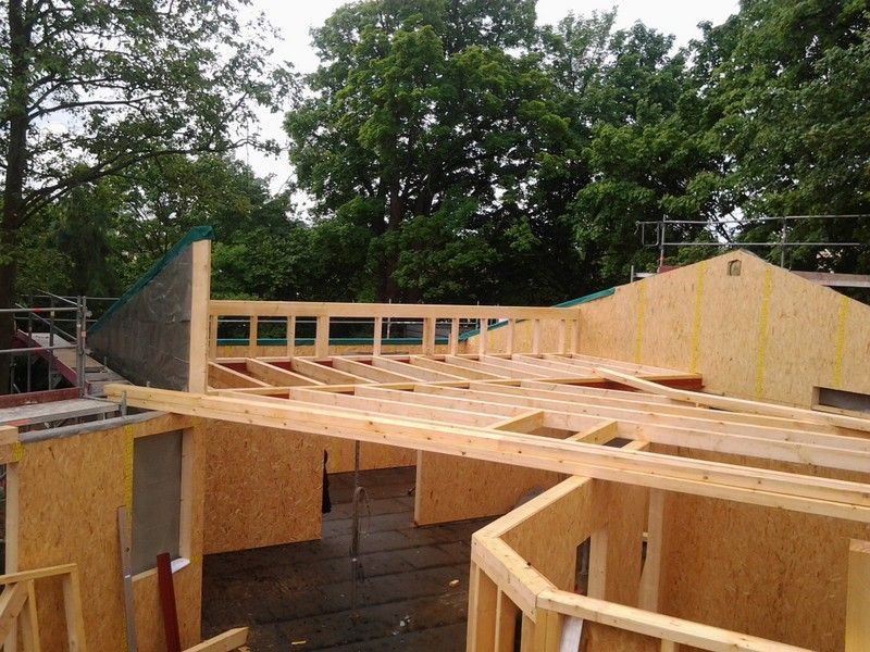 Wohnhausdachstuhl, der von der Bescherer GmbH gebaut wurde