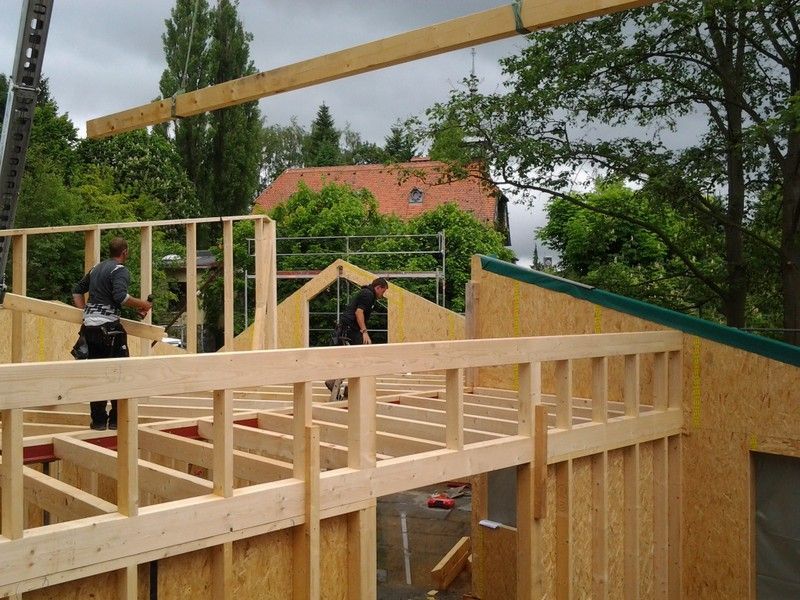 Wohnhausdachstuhl, der von der Bescherer GmbH gebaut wurde