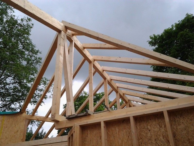 Wohnhausdachstuhl, der von der Bescherer GmbH gebaut wurde