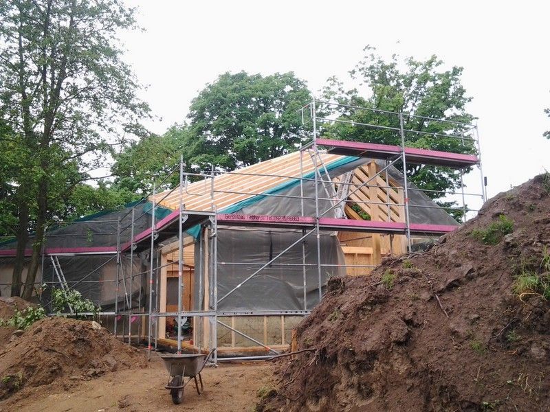 Wohnhausdachstuhl, der von der Bescherer GmbH gebaut wurde