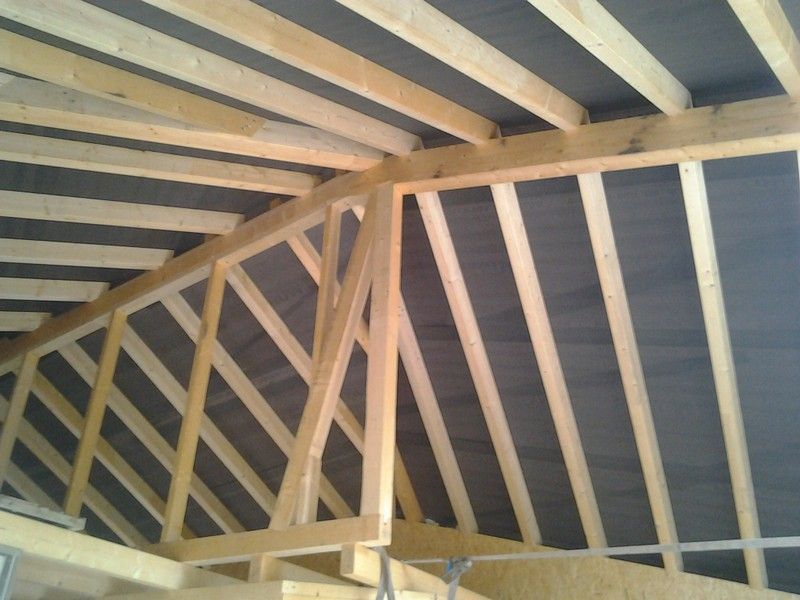 Wohnhausdachstuhl, der von der Bescherer GmbH gebaut wurde