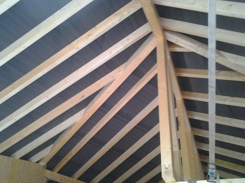 Wohnhausdachstuhl, der von der Bescherer GmbH gebaut wurde