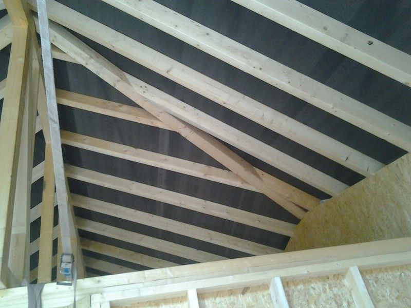 Wohnhausdachstuhl, der von der Bescherer GmbH gebaut wurde