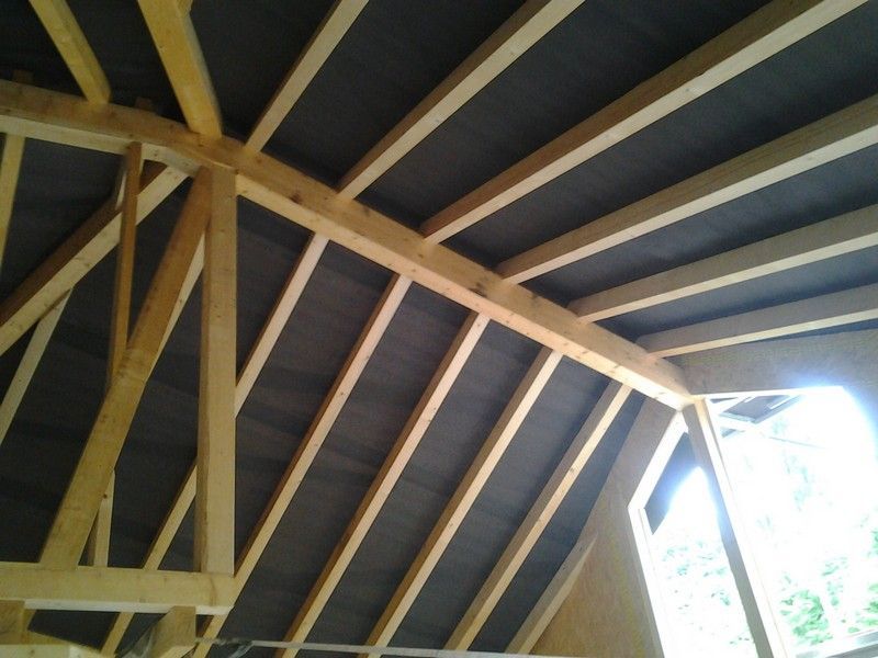 Wohnhausdachstuhl, der von der Bescherer GmbH gebaut wurde