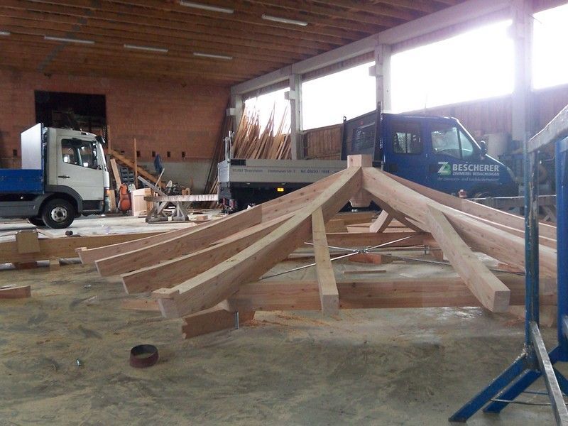 Pavillon, der von der Bescherer GmbH gebaut wurde