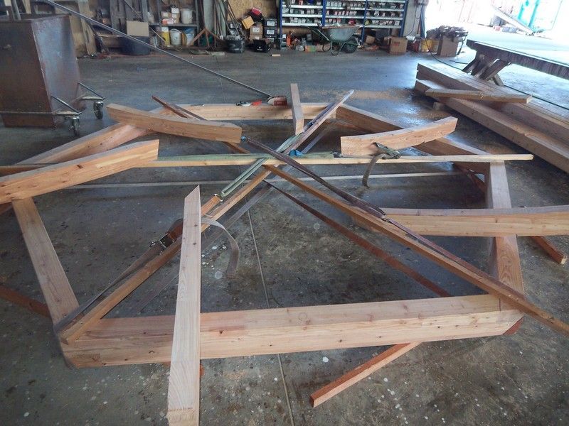 Pavillon, der von der Bescherer GmbH gebaut wurde