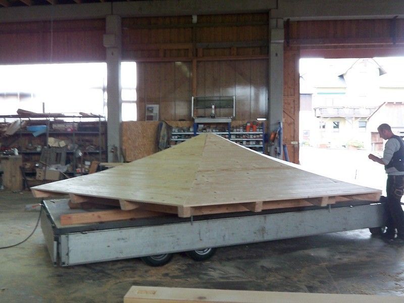 Pavillon, der von der Bescherer GmbH gebaut wurde