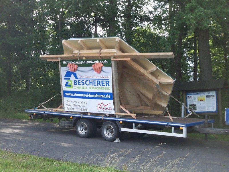 Pavillon, der von der Bescherer GmbH gebaut wurde