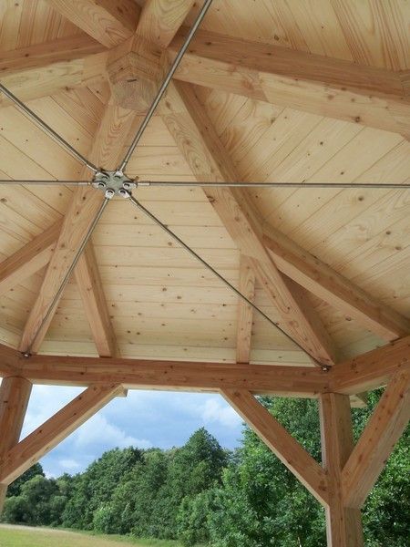 Pavillon, der von der Bescherer GmbH gebaut wurde