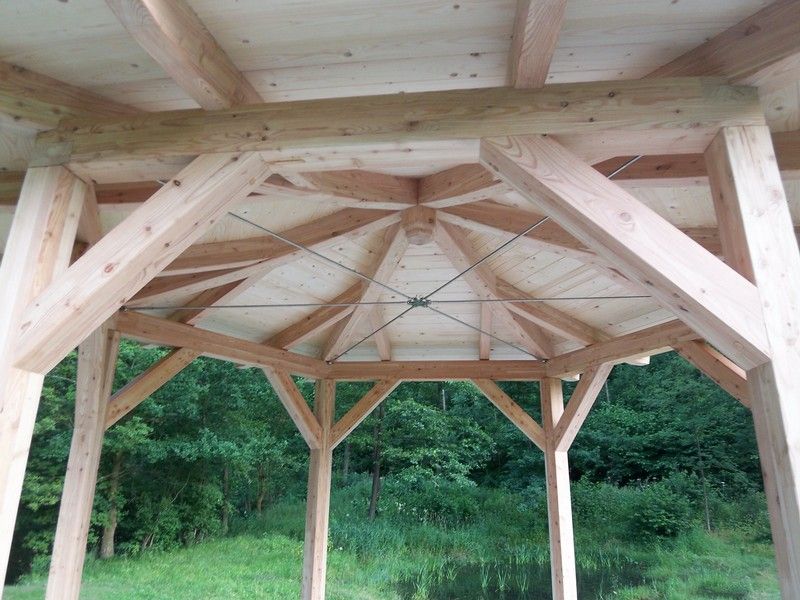 Pavillon, der von der Bescherer GmbH gebaut wurde