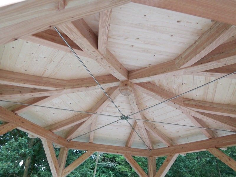 Pavillon, der von der Bescherer GmbH gebaut wurde