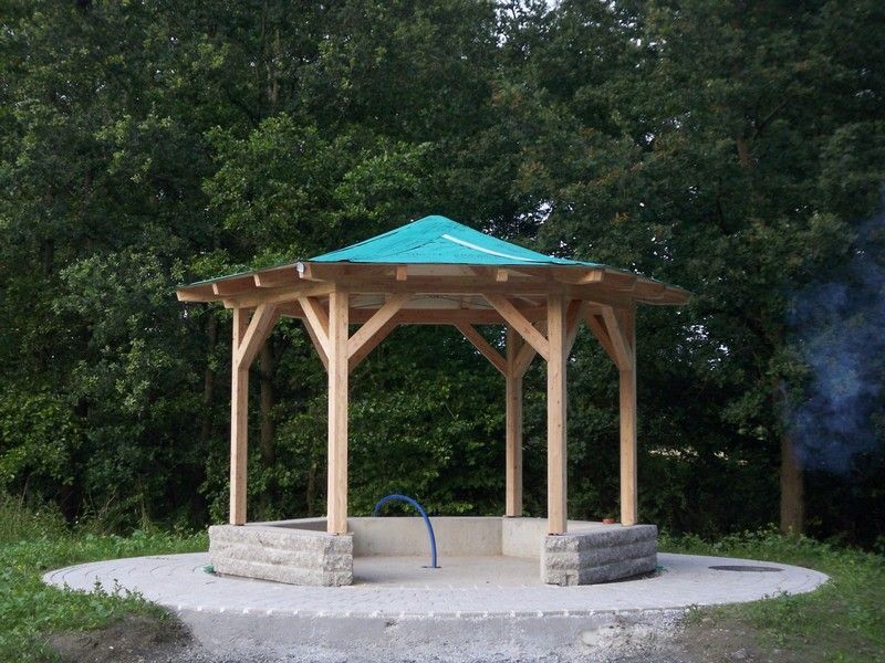 Pavillon, der von der Bescherer GmbH gebaut wurde