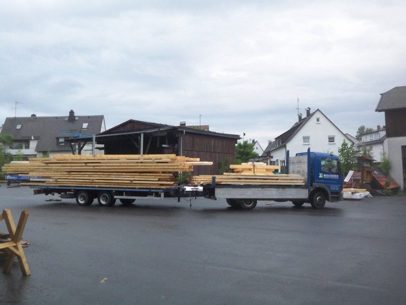 Dachstuhl, der von der Bescherer GmbH gebaut wurde