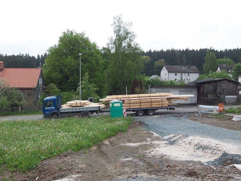 Dachstuhl, der von der Bescherer GmbH gebaut wurde