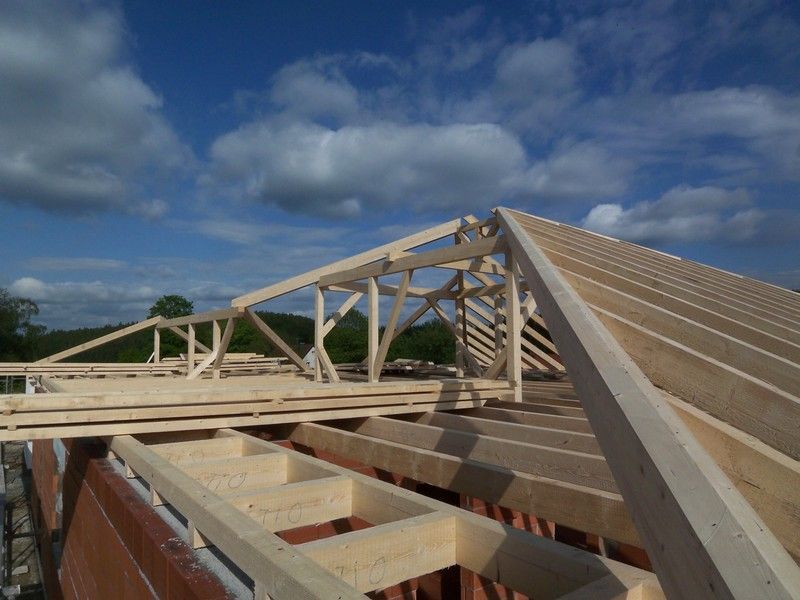 Dachstuhl, der von der Bescherer GmbH gebaut wurde
