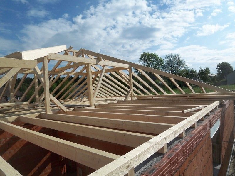 Dachstuhl, der von der Bescherer GmbH gebaut wurde