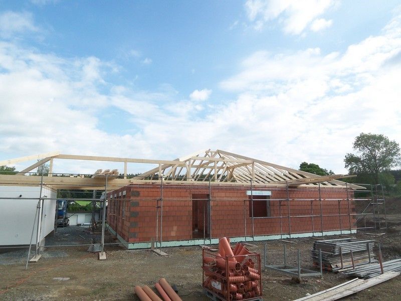 Dachstuhl, der von der Bescherer GmbH gebaut wurde