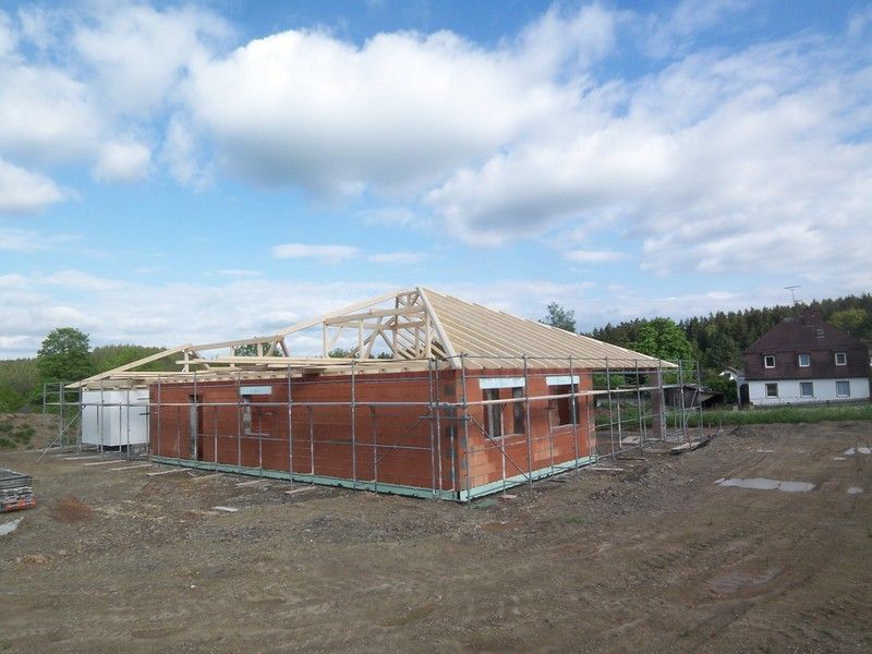 Dachstuhl, der von der Bescherer GmbH gebaut wurde