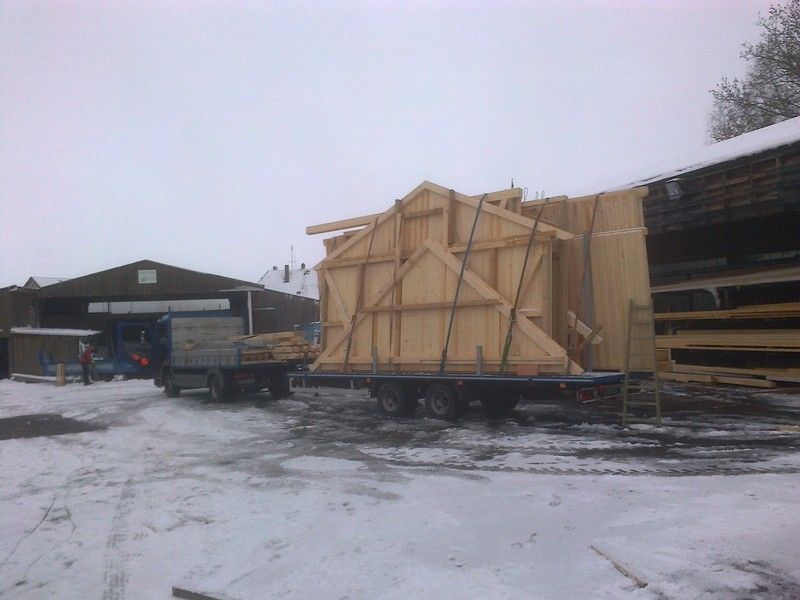 Scheune, die von der Bescherer GmbH gebaut wurde