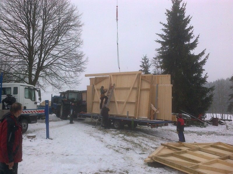 Scheune, die von der Bescherer GmbH gebaut wurde