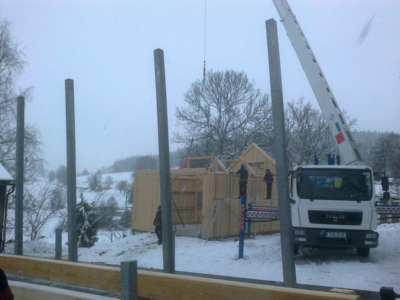 Scheune, die von der Bescherer GmbH gebaut wurde
