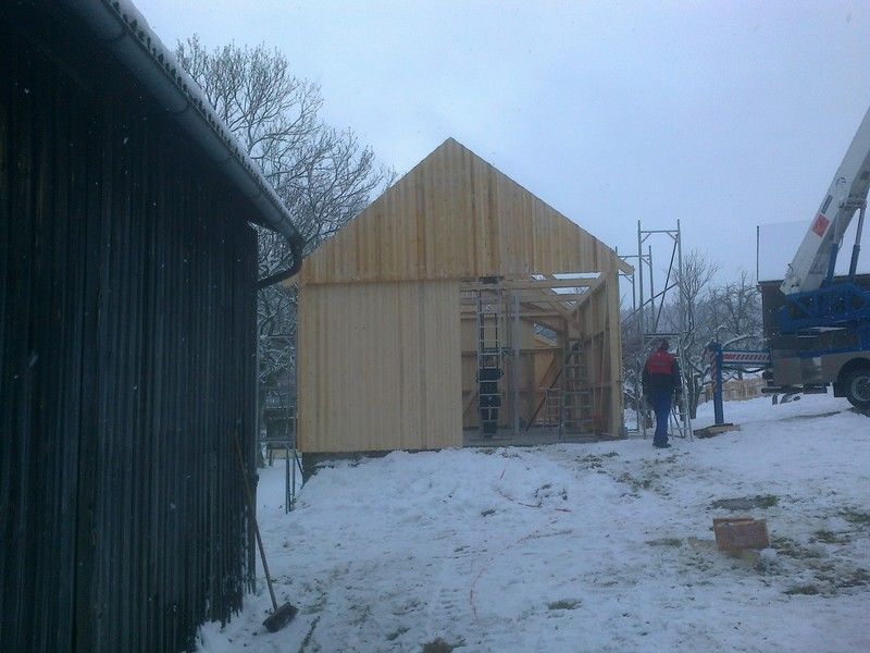 Scheune, die von der Bescherer GmbH gebaut wurde