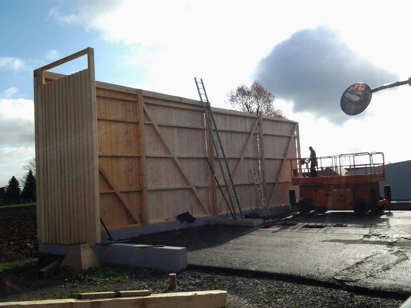 Lagerhalle, die von der Bescherer GmbH gebaut wurde