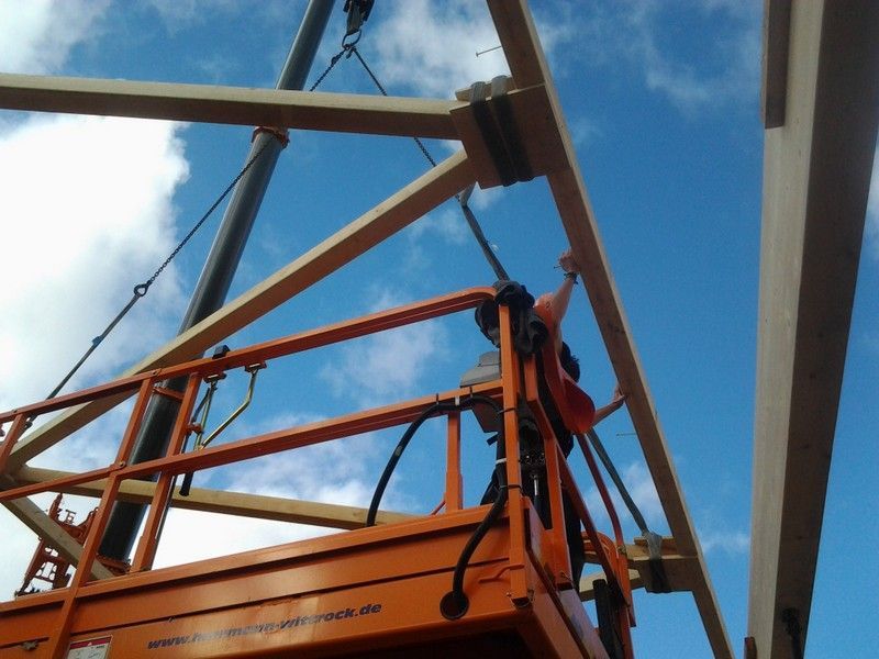 Lagerhalle, die von der Bescherer GmbH gebaut wurde