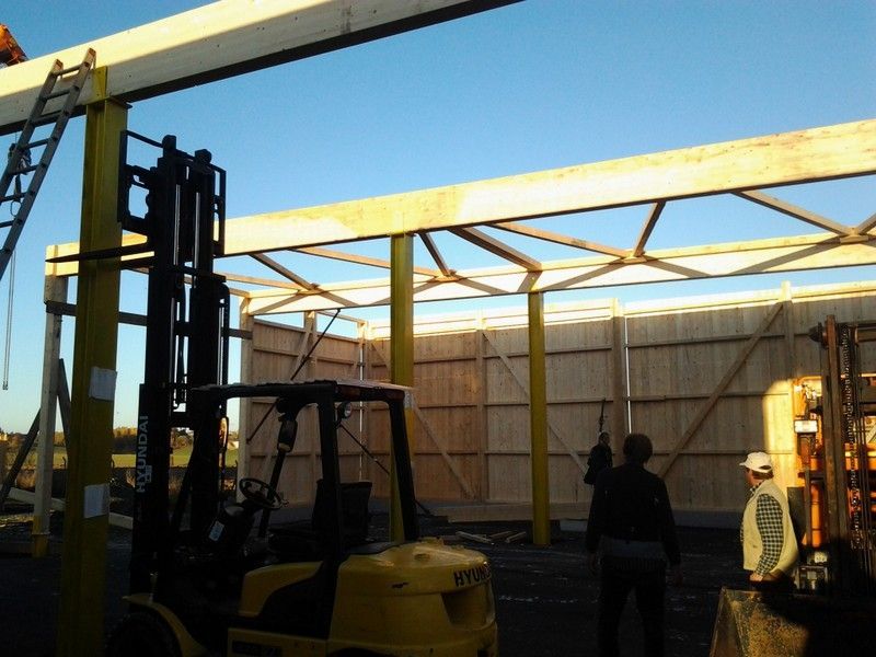 Lagerhalle, die von der Bescherer GmbH gebaut wurde