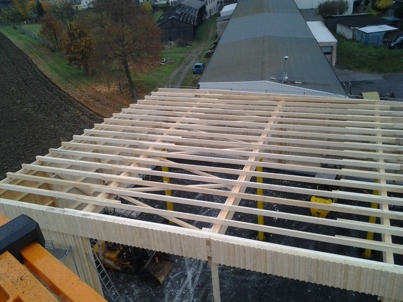 Lagerhalle, die von der Bescherer GmbH gebaut wurde