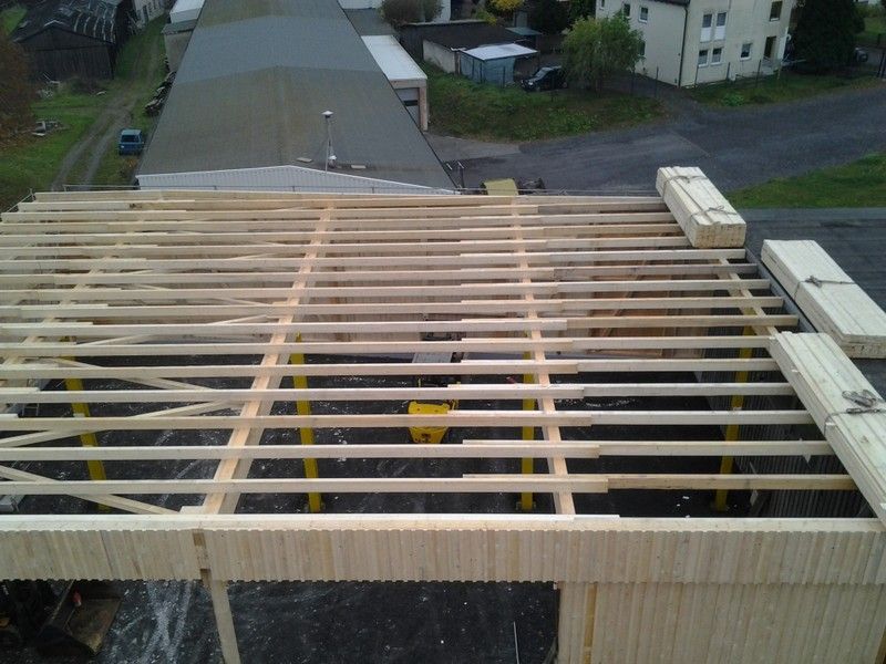 Lagerhalle, die von der Bescherer GmbH gebaut wurde