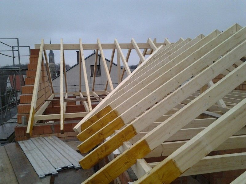 Dachstuhl, der von der Bescherer GmbH gebaut wurde