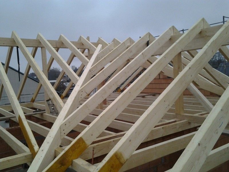 Dachstuhl, der von der Bescherer GmbH gebaut wurde