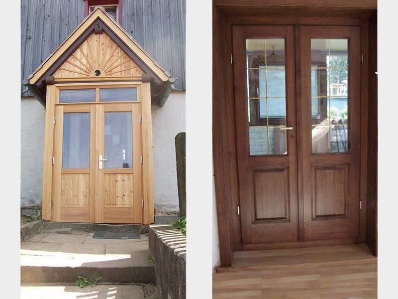Haustür von der Bau- und Möbeltischlerei Frank Zichner