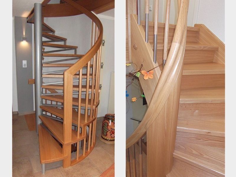 Holztreppen von der Bau- und Möbeltischlerei Frank Zichner