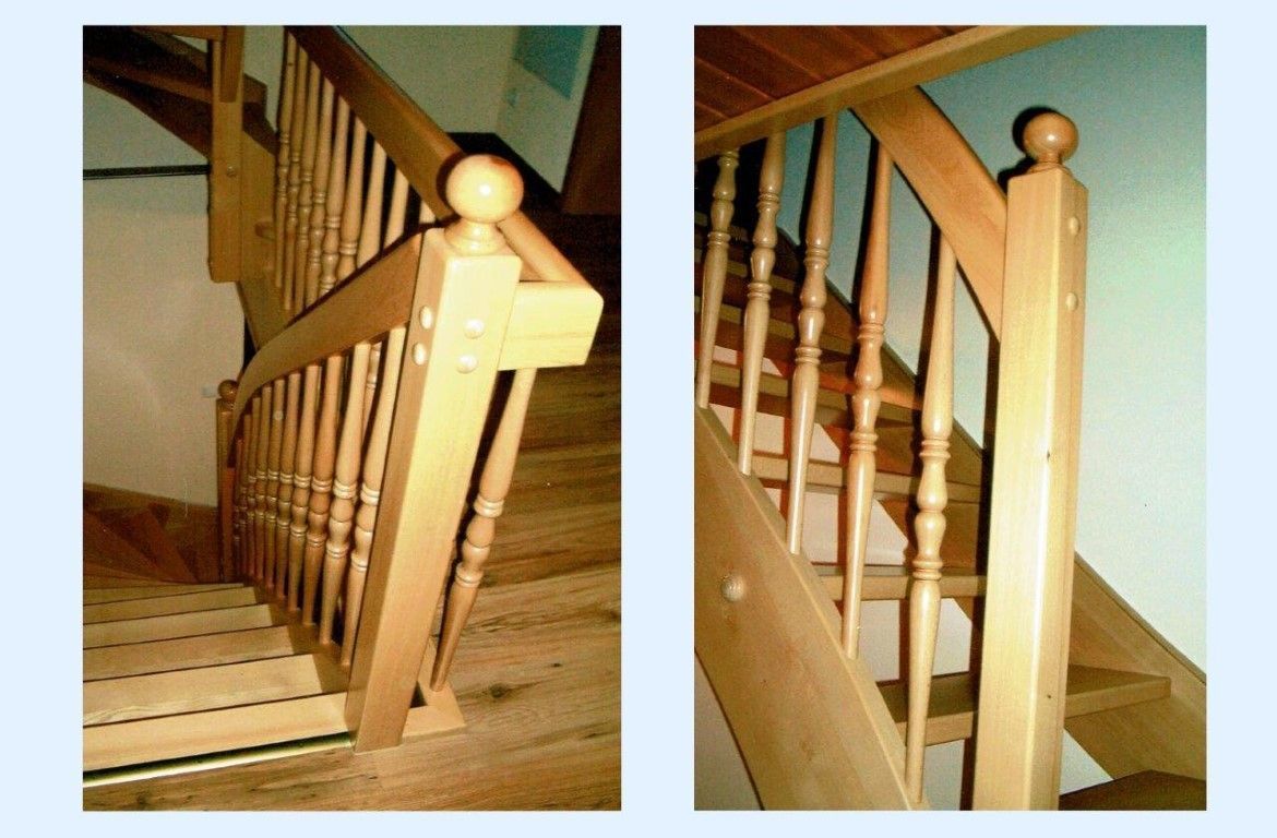 Holztreppe von der Bau- und Möbeltischlerei Frank Zichner