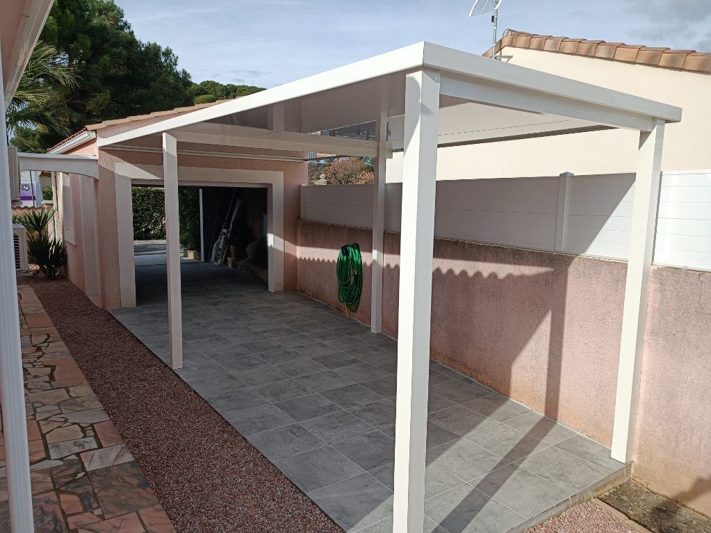 Carport alu blanc