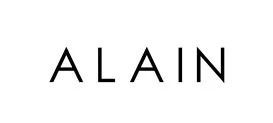 La palabra alain está escrita en negro sobre un fondo blanco.