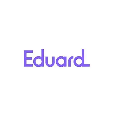 Eduard-Logo in violetter Schrift auf weißem Hintergrund.