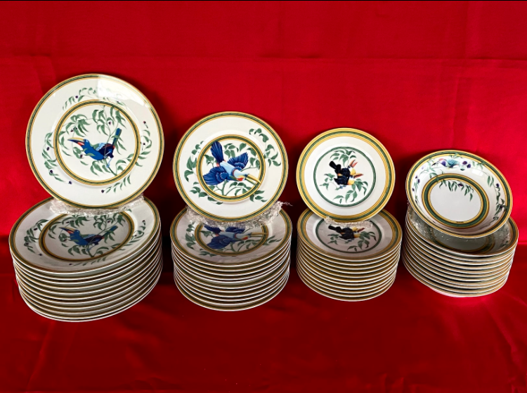 Ensemble d'assiettes