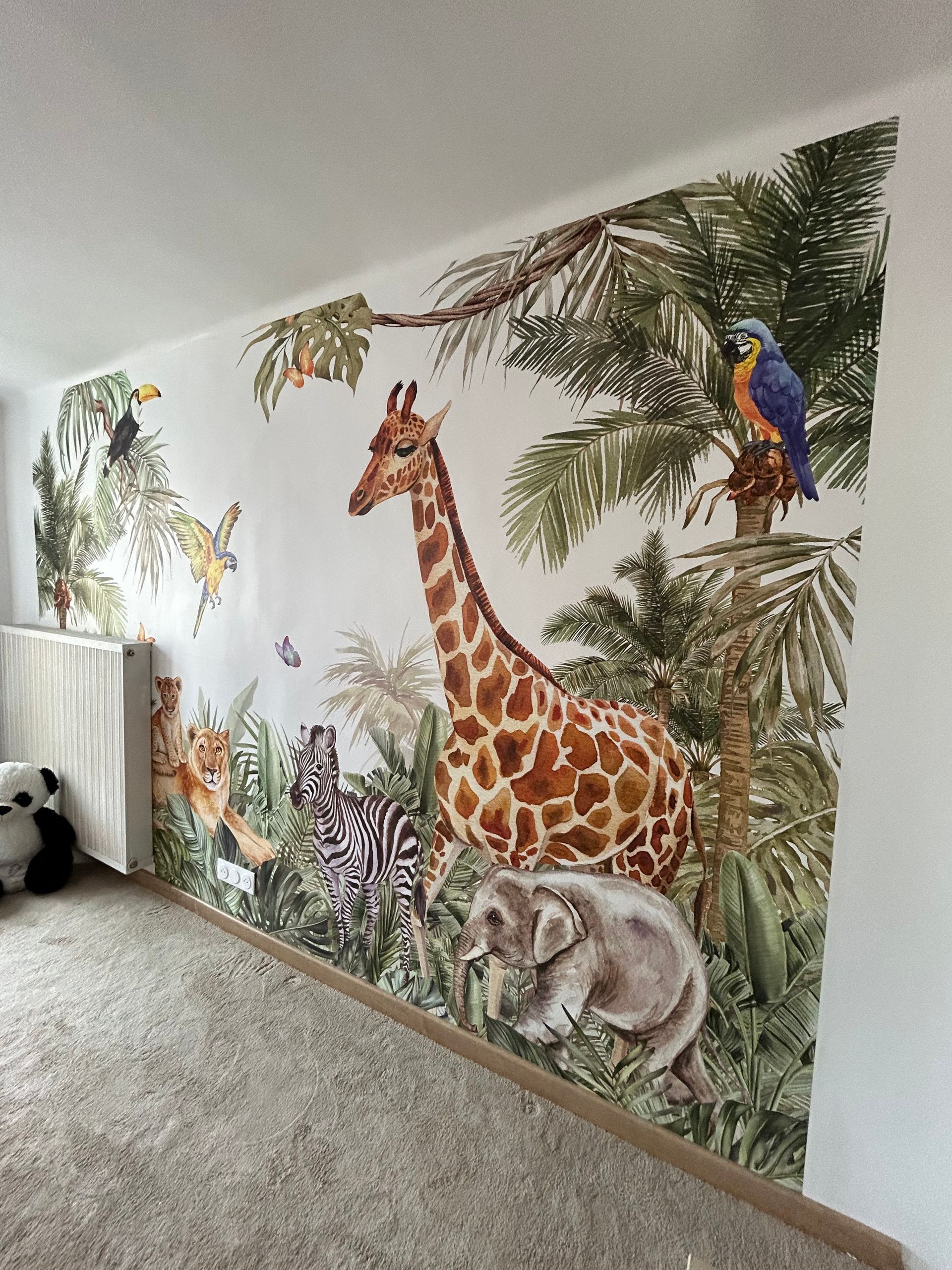 Pose de papier peint à motifs