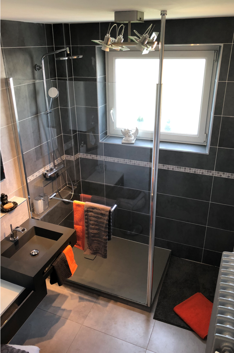 Salle de bain réalisé à Metz Avril 2018