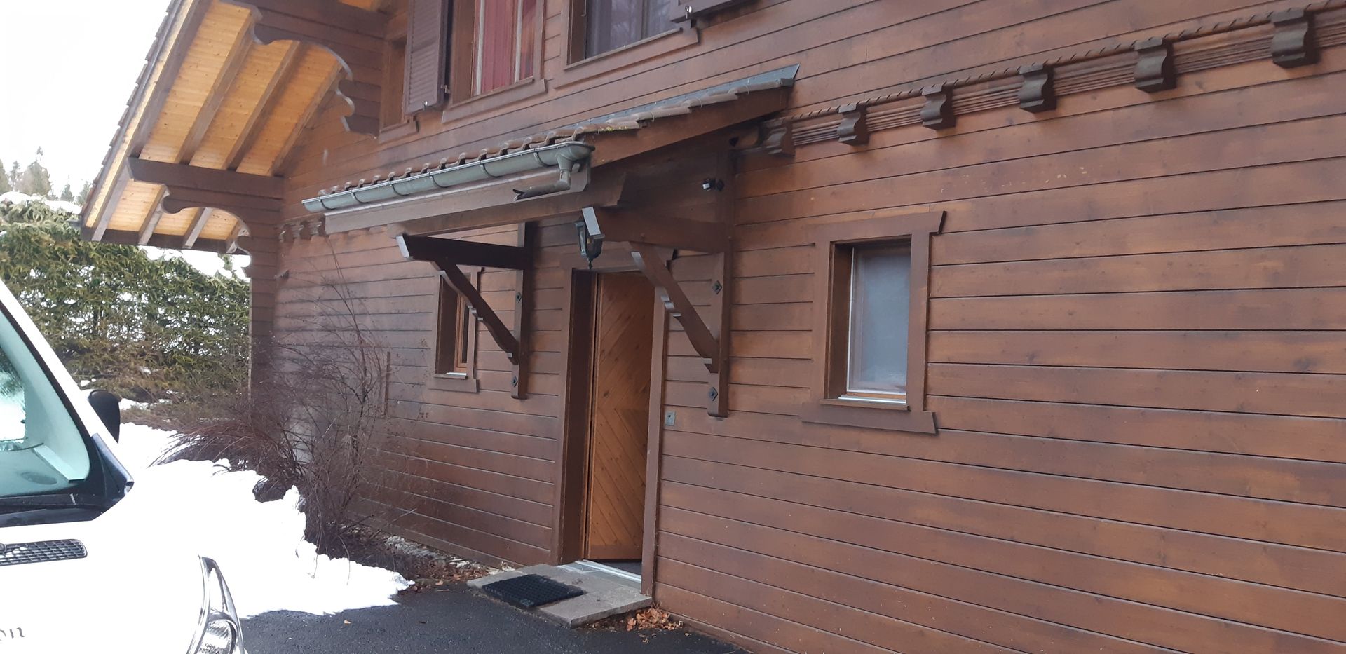 Façade en bois avant travaux - Pascal Dubugnon entreprise de peinture