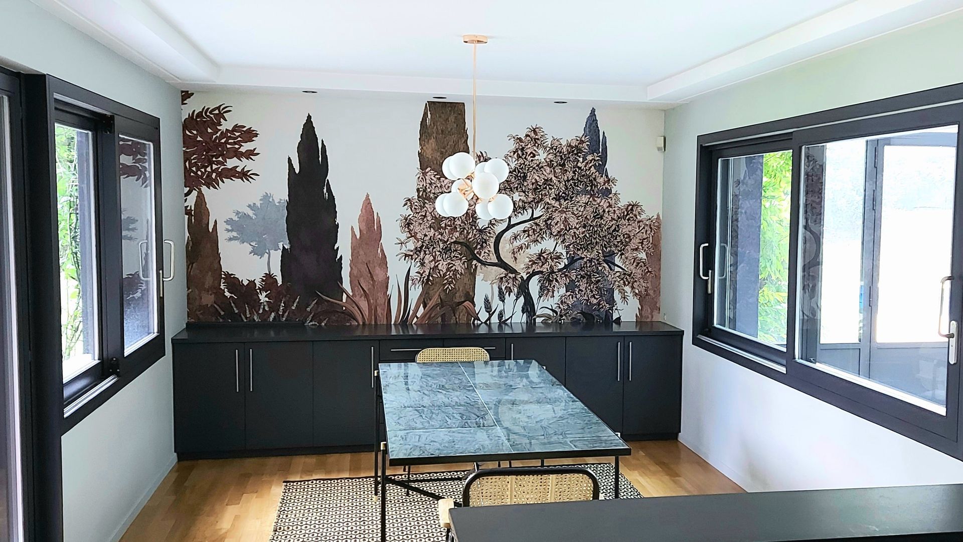 Pose de papier décor - Pascal Dubugnon entreprise de peinture