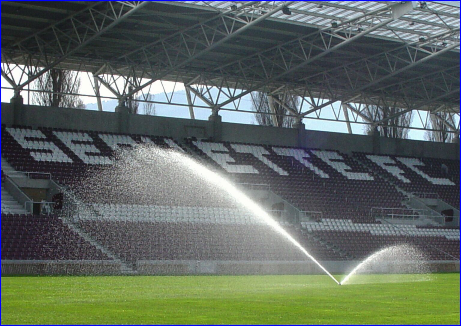 Arrosage de pelouse de stade - Aqua-Z SA